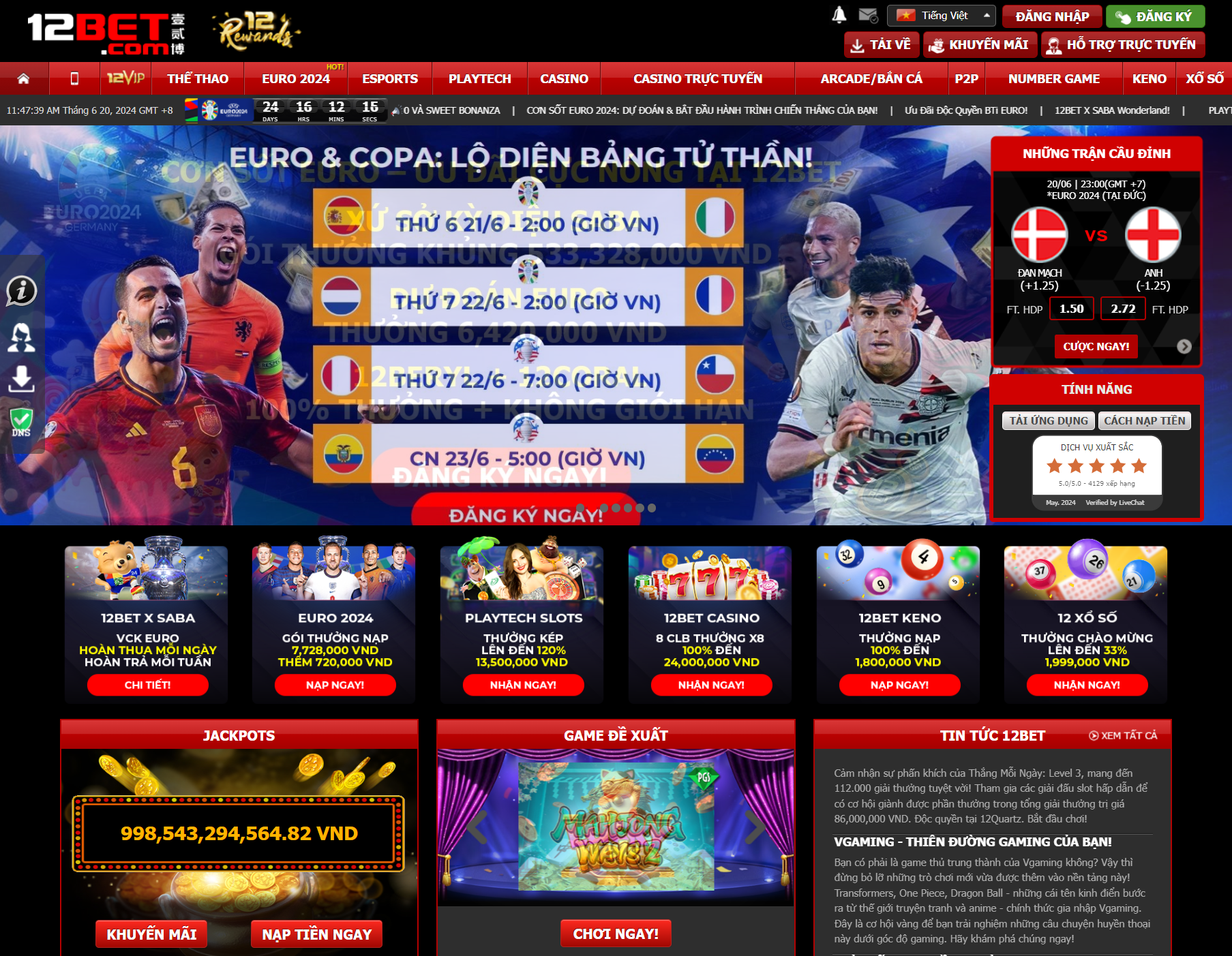 12BET – Link đăng ký UY TÍN SỐ 1 năm 2025