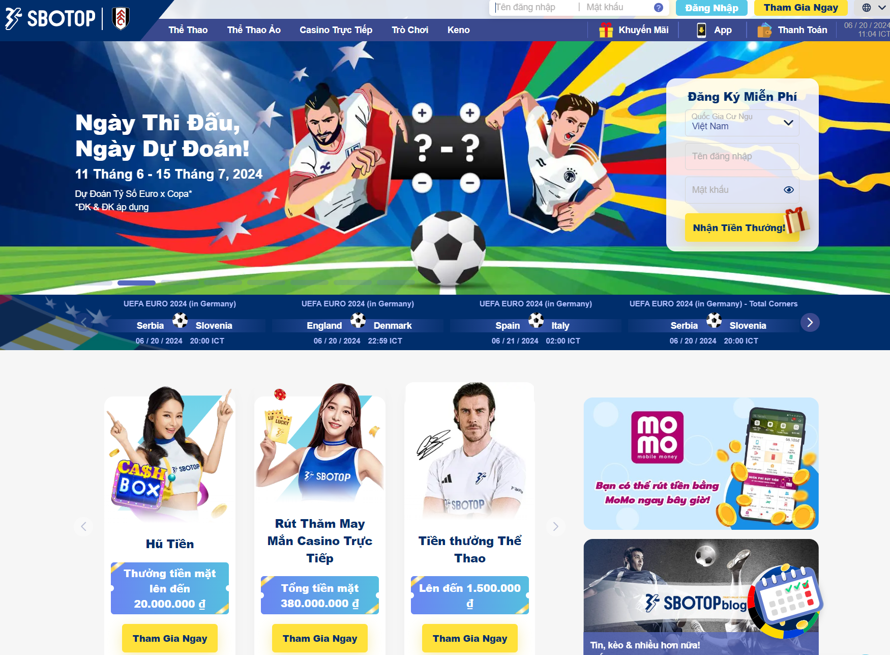 SBOTOP – Link đăng ký UY TÍN SỐ 1 năm 2025